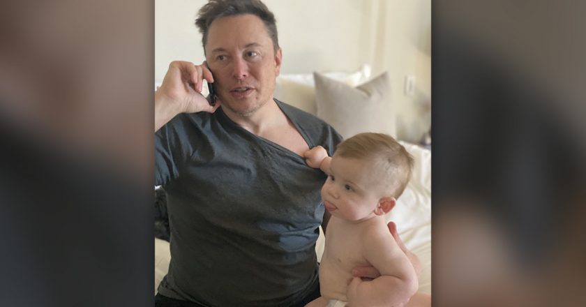 Elon Musk posts photo with baby X Æ A-Xii – Fox Business