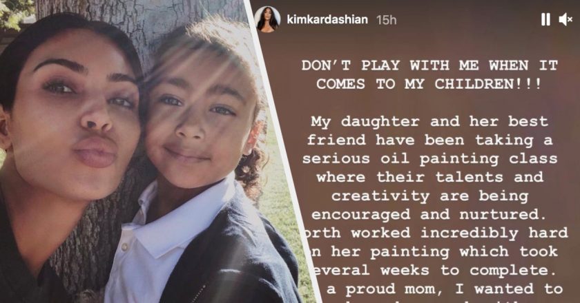 Kim Kardashian Went Off On “Grown Adults” Who Doubted North Wests Painting Skills – BuzzFeed News