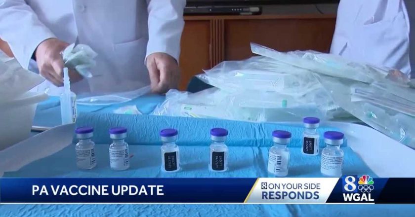 Pennsylvania health official on COVID-19 vaccine: More is coming, but it is going to take some time – WGAL Susquehanna Valley Pa.