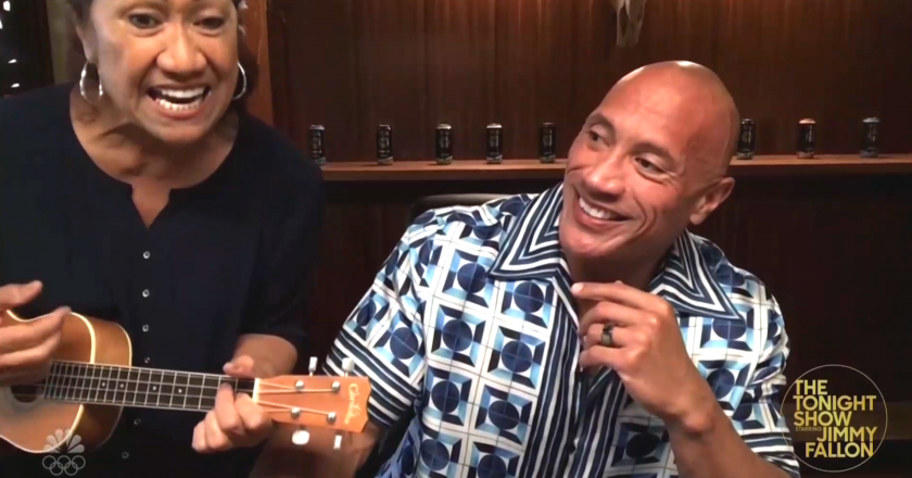 Dwayne Johnson’s mom crashes ‘Tonight Show’ and serenades Jimmy Fallon – Yahoo Entertainment