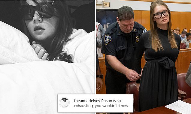 Fake heiress Anna Delvey returns to Instagram after prison release – Daily Mail