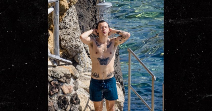 Harry Styles Enjoys Some R&R in Italy After Wrapping My Policeman – TMZ