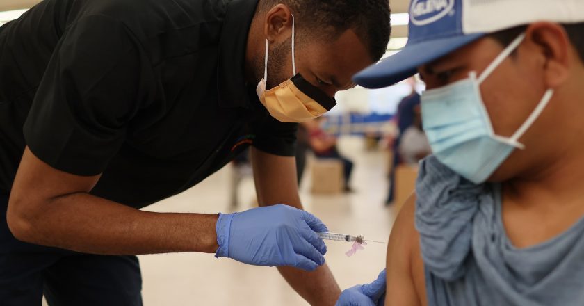 Twelve U.S. states have 70% of adults at least partially vaccinated – CNBC