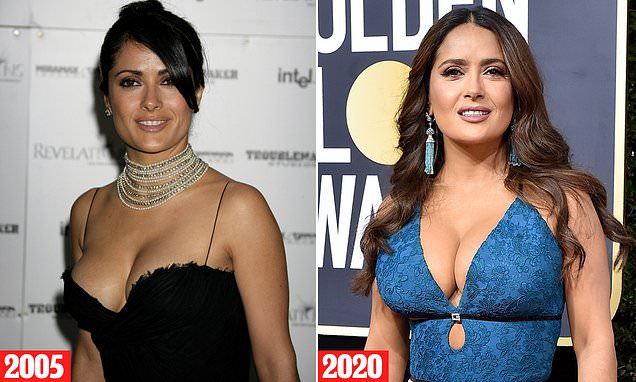 Salma Hayek says her breasts have grown a lot during menopause – Daily Mail