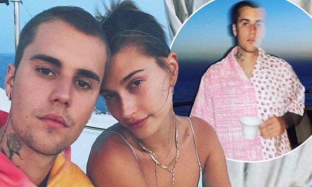 Justin Bieber pays gushing tribute to wife Hailey as they cosy up for sweet snap on Greece trip – Daily Mail