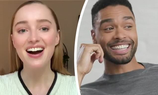 Bridgerton stars Phoebe Dynevor and Regé-Jean Page discuss their swoon-worthy I burn for you line – Daily Mail