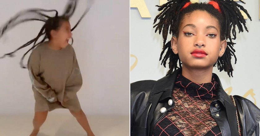 North West Channels Willow Smith as She Whips Her Braids While Rocking Out to Whip My Hair – Yahoo Entertainment