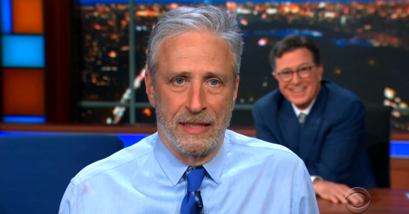 Jon Stewart pushes lab leak theory to skeptical Stephen Colbert: The disease is the same name as the lab! – Yahoo Entertainment