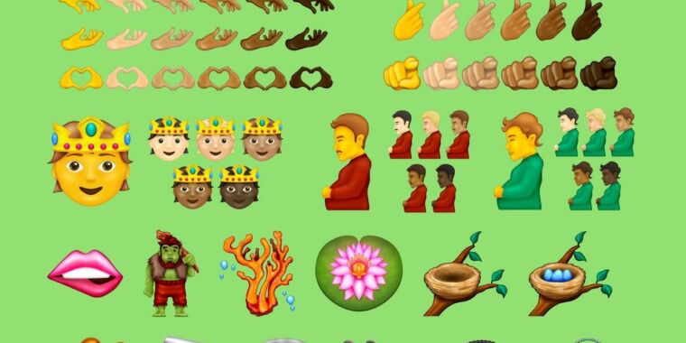 A troll, a pregnant man, and a low battery make the list of proposed new emoji – Ars Technica