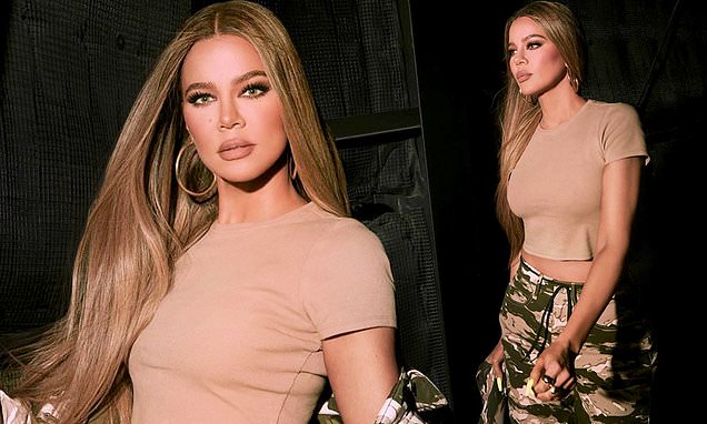 Khloé Kardashian flashes her toned tummy in new collection for Good American…after reveals regrets – Daily Mail