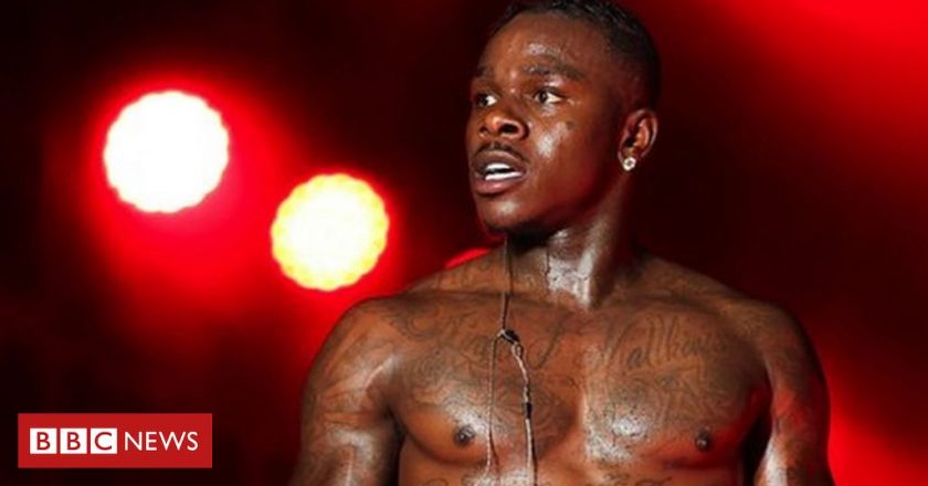 Rapper DaBaby apologises for HIV comments made at festival – BBC News