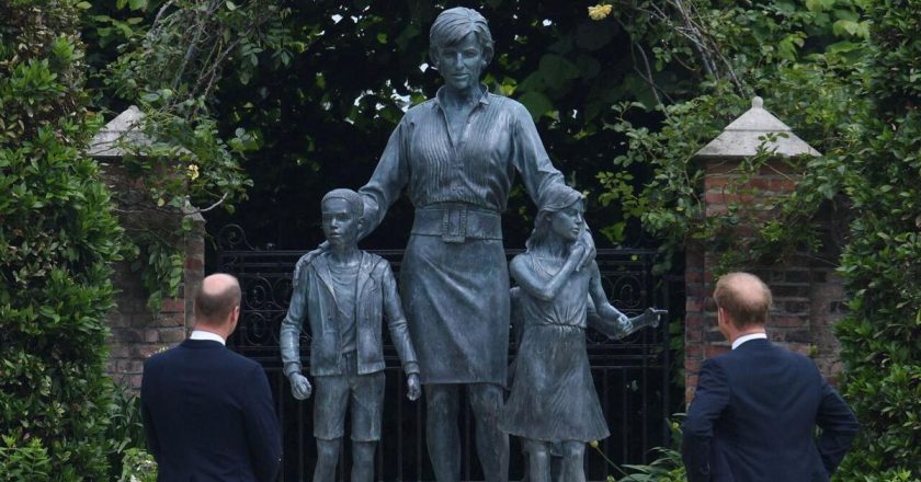 William and Harry unveil Diana statue for moms birthday: We remember her love – CNET