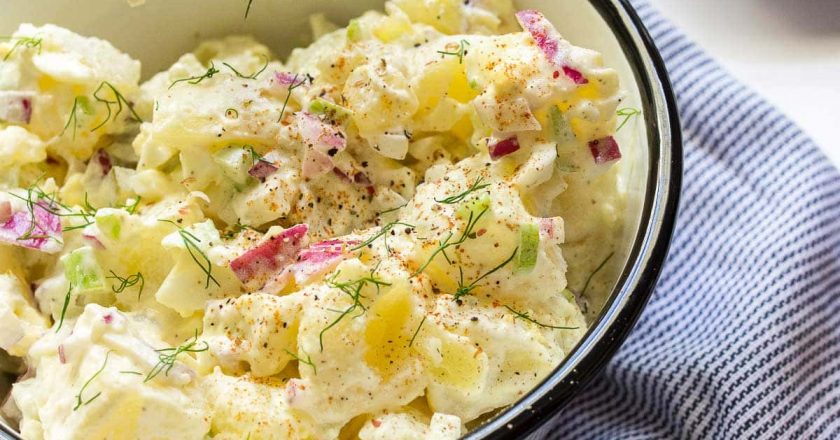 The Best Creamy Potato Salad