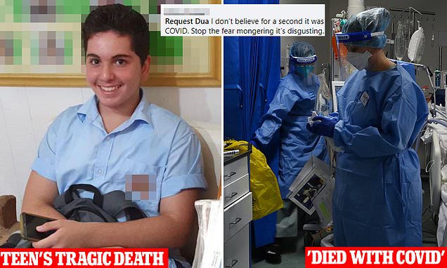 Teen Covid death NSW: Osama Suduhs family trolled by anti-vaxxers who question if he had the virus – Daily Mail