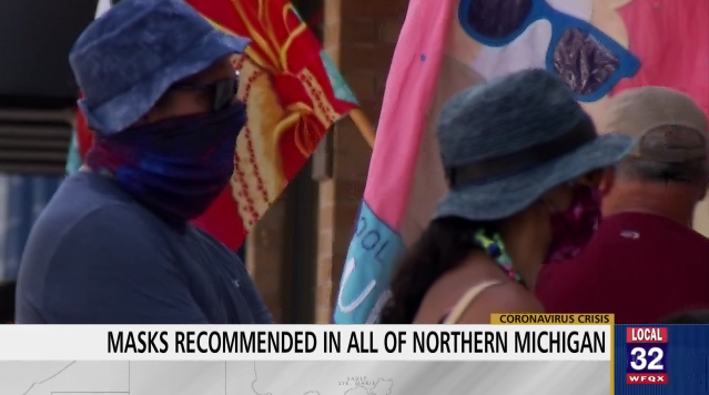 Masks Recommended In All Of Northern Michigan – 9 & 10 News – 9&10 News