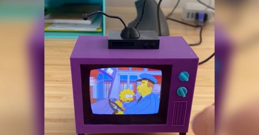 This tiny Simpsons TV lets you watch tiny Simpsons TV – The Verge