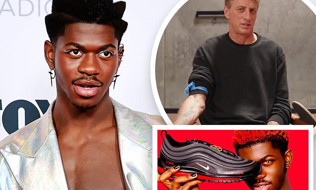 Lil Nas X calls out double standard of Tony Hawk blood stunt – Daily Mail