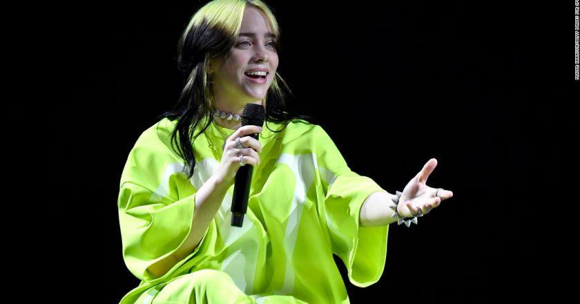 Billie Eilish thinks Jimmy Fallon is a vertical brown rectangle – CNN