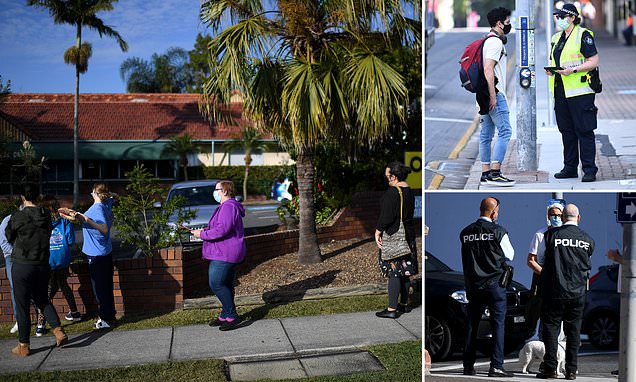 Millions of Queenslanders are ordered to stay home amid school outbreak – Daily Mail