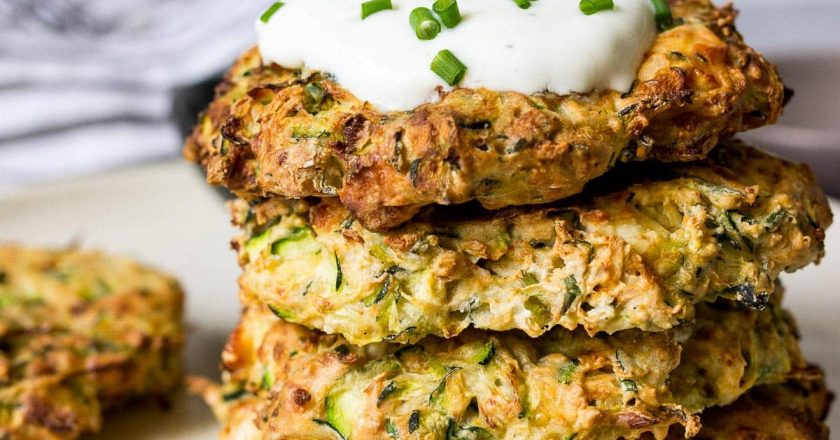 Air Fryer Zucchini Fritters