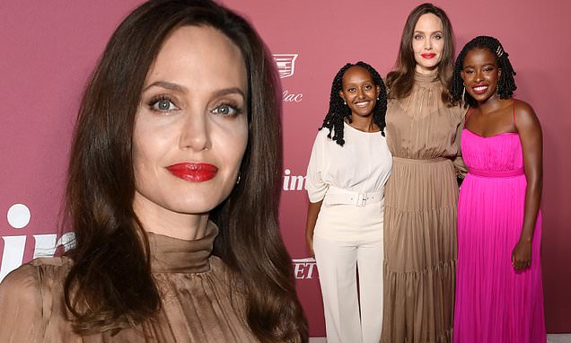 Angelina Jolie turns heads with daughter Zahara and poet Amanda Gorman at Varietys Power Of Women – Daily Mail