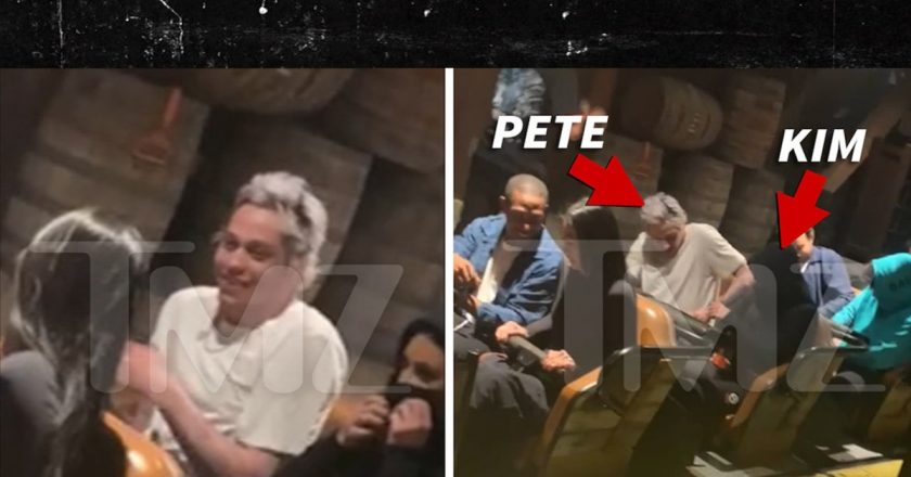 Kim Kardashian Hits Knotts Berry Farm with Pete Davidson and Pals – TMZ