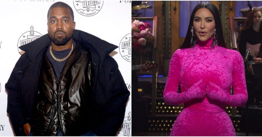 Kanye West slammed SNL for making Kim Kardashian say I divorced him: I aint see the papers – Yahoo News