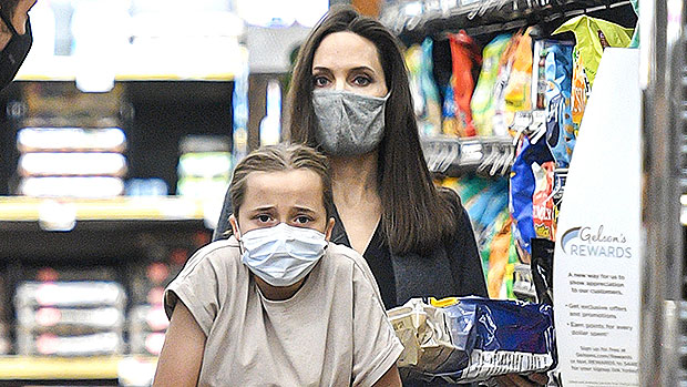 Vivienne Jolie-Pitt, 13, Pushes Grocery Cart On Shopping Trip With Mom Angelina – Photos – HollywoodLife