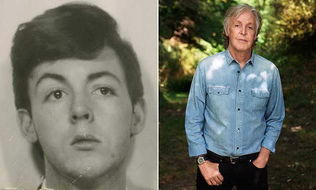 Paul McCartney reveals never-before-seen snap of himself from the 1950s – Daily Mail