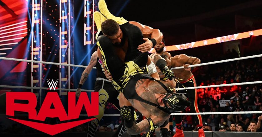 The Street Profits and Rey & Dominik Mysterio vs. Ziggler, Roode, Crews & Azeez: Raw, Jan. 17, 2022 – WWE