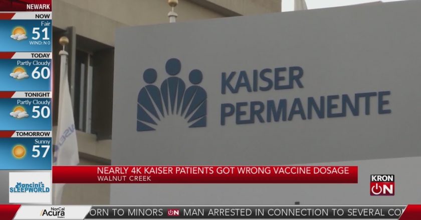 Nearly 4000 Kaiser patients may have received incorrect amount of COVID vaccine – KRON 4