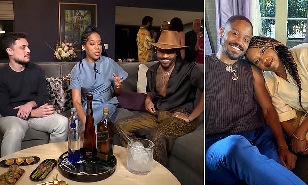 Regina King spent New Years Eve smiling and toasting with her son Ian during appearance on CNN – Daily Mail