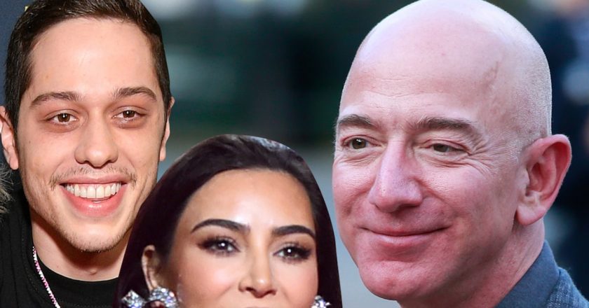 Kim Kardashian and Pete Davidson Visit Jeff Bezos at His L.A. Mansion – TMZ