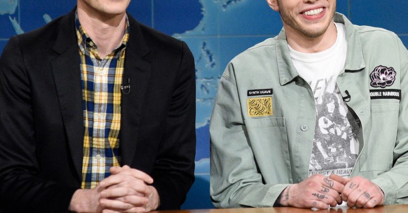 We’re Swooning Over This Pic of “Uncle” Pete Davidson Meeting John Mulaney’s Baby – E! NEWS