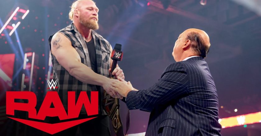 Brock Lesnar reunites with Paul Heyman as WWE Champion: Raw, Jan. 3, 2022 – WWE