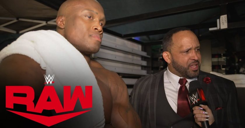 Bobby Lashley and MVP ask a question of Brock Lesnar: Raw Exclusive, Jan. 3, 2022 – WWE