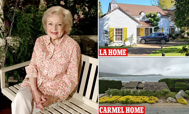 Betty White lived her last few years in LA home – despite wanting to stay in Carmel home – Daily Mail