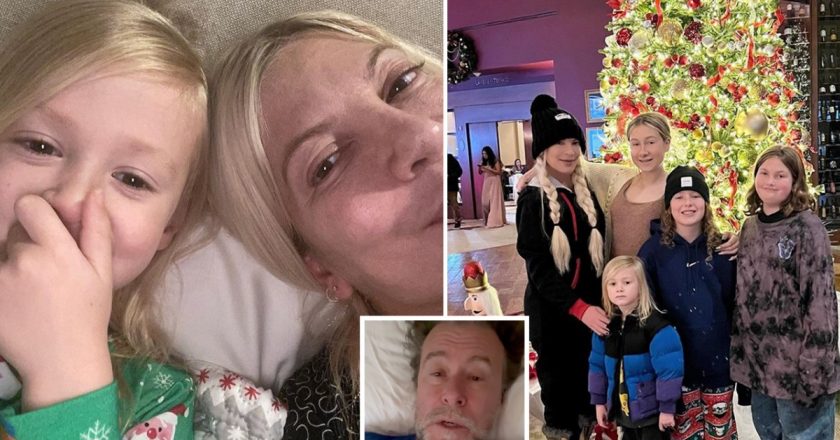 Devastated Tori Spelling says her entire family has COVID – Page Six