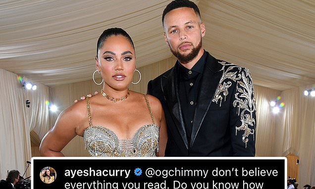 Steph Currys wife Ayesha calls open marriage rumors ridiculous and disrespectful – Daily Mail