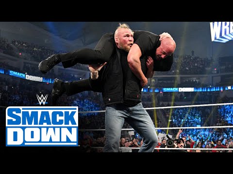 Brock Lesnar decimates Roman Reigns security ambush: SmackDown, Feb. 25, 2022 – WWE