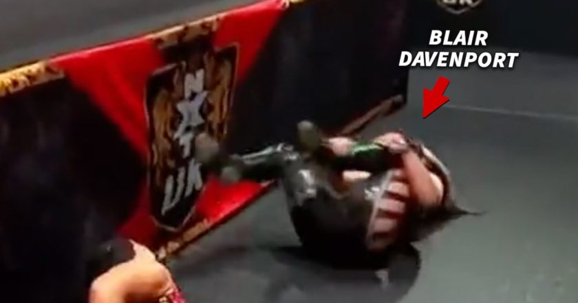 WWEs Blair Davenport Suffers Bad Leg Injury Jumping Off Top Rope In Match – TMZ