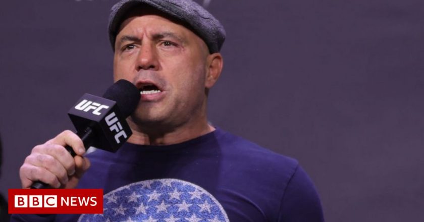 Joe Rogan: Podcast star apologises over past use of racist language – BBC News