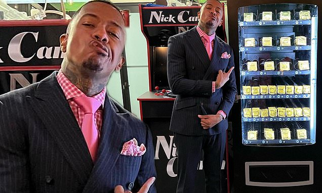 Nick Cannon shows off the hilarious vending machine full of CONDOMS he was pranked with – Daily Mail