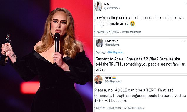 Adeles snub to virtue-signalling record label chiefs and woke LA – Daily Mail