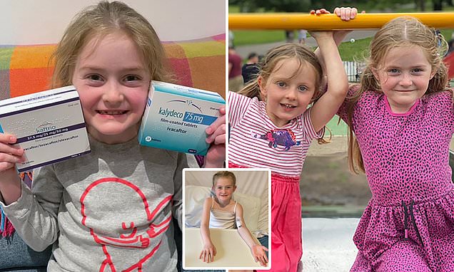 Girl who had life-changing cystic fibrosis drug on NHS reveals she felt better in just THREE HOURS – Daily Mail