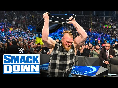 Brock Leaser unleashes a steel chair assault en route to WrestleMania: SmackDown, March 25, 2022 – WWE