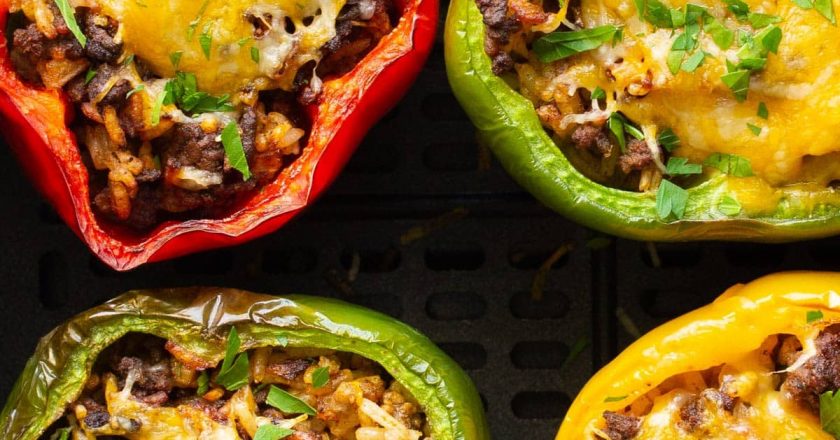 Air Fryer Stuffed Peppers