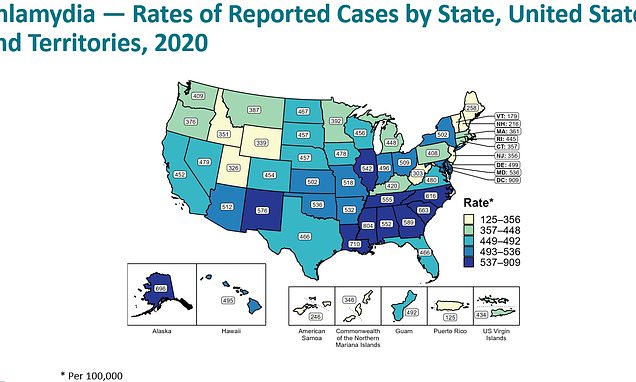 Mississippi is the nations chlamydia and gonorrhea capital, figures reveal – Daily Mail