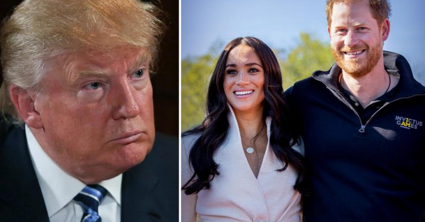 Harry is whipped: Trump predicts to Piers Morgan that Prince Harrys marriage will end – New York Post