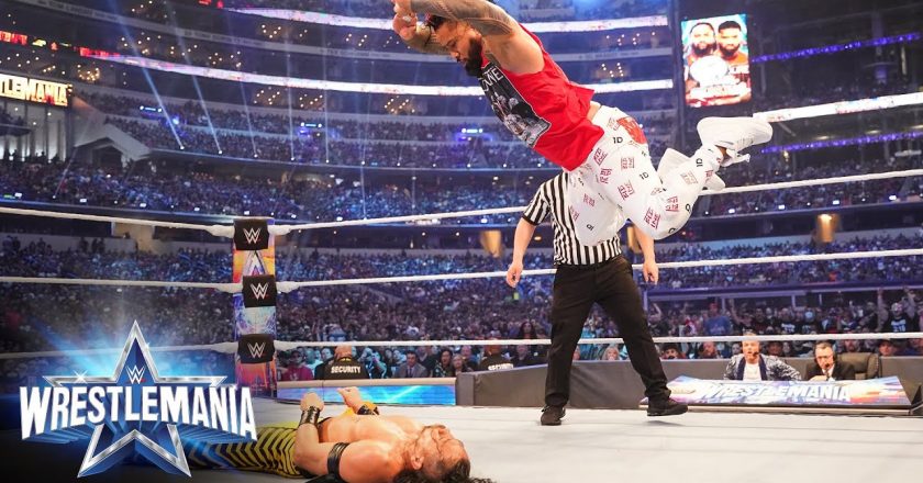 The Usos counter Shinsuke Nakamuras Kinshasa: WrestleMania 38 (WWE Network Exclusive) – WWE